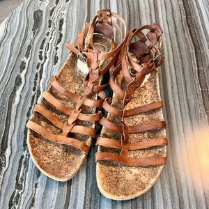 UGG Leather Gladiator Sandals
